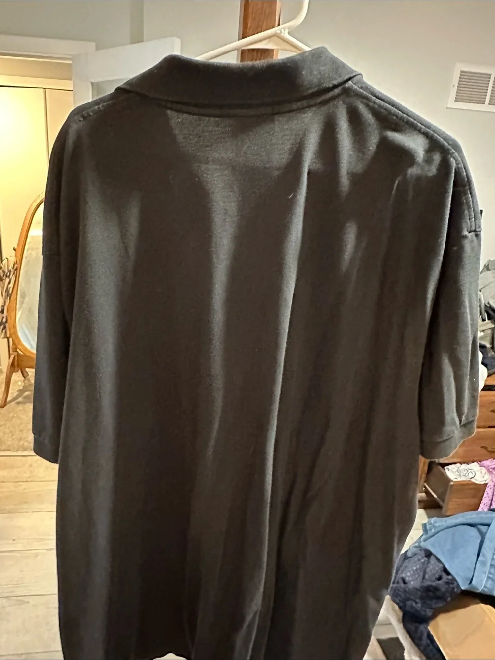 Ralph Lauren Black Polo Shirt with Embroidered Pony 3XL